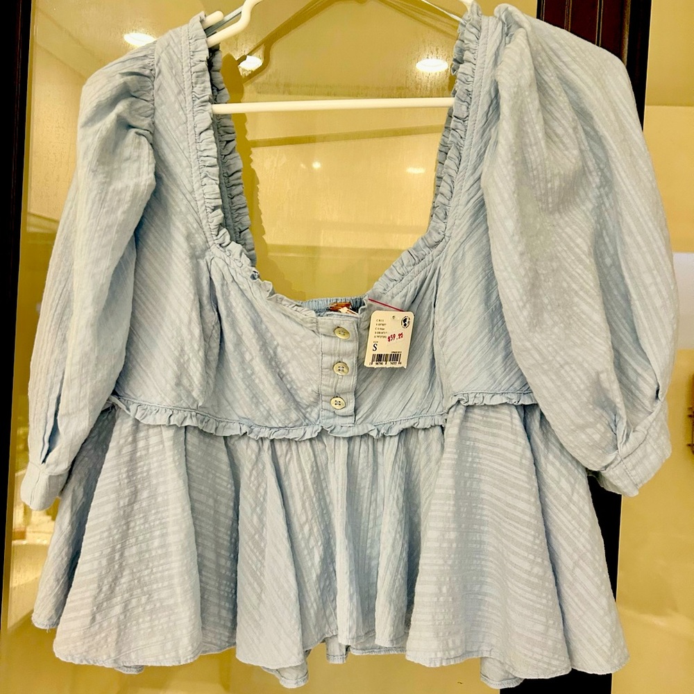 Beautiful Free People peasant top